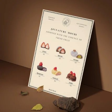 포트폴리오-카페 메뉴판