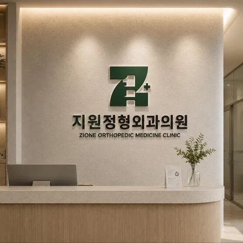 포트폴리오-지원정형외과 | 병원 | 로고제작