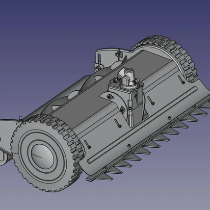 포트폴리오-잔디깍기+가지치기 장치 일체형  특수 기구 설계
