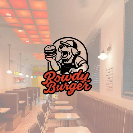 포트폴리오-아메리칸 다이너 스타일 수제버거 브랜드 「Rowdy Burger」