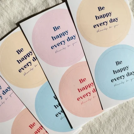 포트폴리오-스티커 디자인_비해피 판스티커