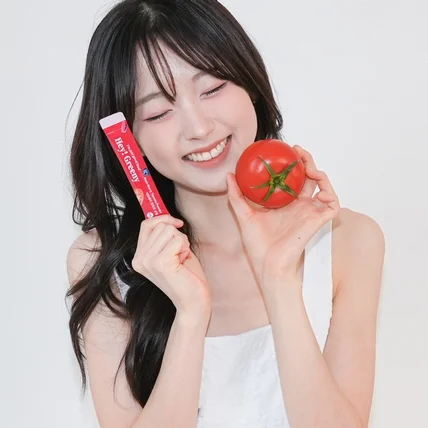 포트폴리오-[모델] 헤이그리니 비트베리토마토 분말 제품 촬영