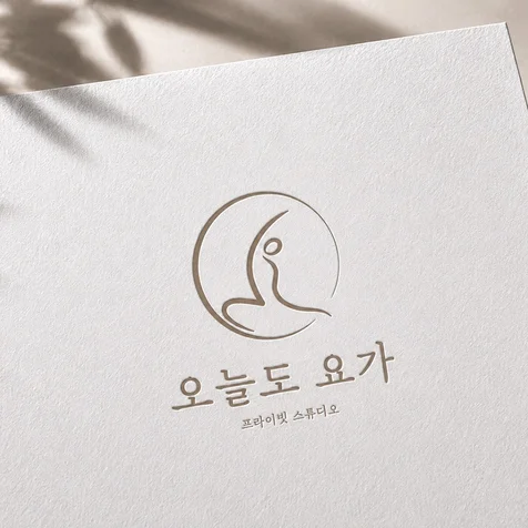 포트폴리오-요가원 로고디자인 로고제작 BI CI