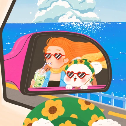 포트폴리오-반려동물과 함께 드라이브를