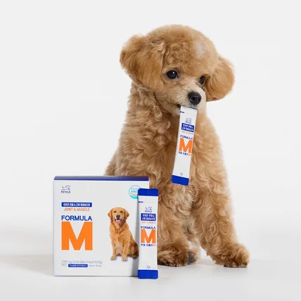 포트폴리오-[모델/조명/촬영/보정]강아지 반려동물 영양제 제품 촬영