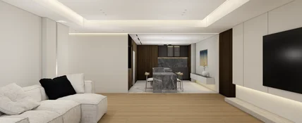 포트폴리오-60평 주거 공간 3D render