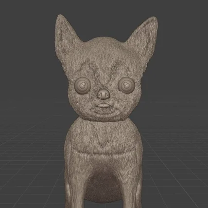 포트폴리오-상품용 강아지 피규어 3d모델링 및 3d프린팅