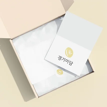 포트폴리오-쌀 패키지 로고