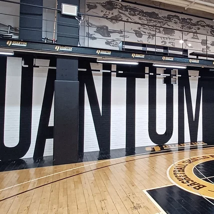 포트폴리오-실내 농구장 스탠실 벽화