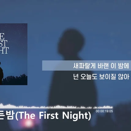 포트폴리오-[편집] 하이언-너로 물든 밤_리릭비디오