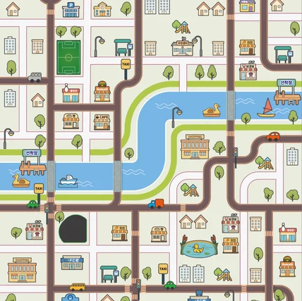 포트폴리오-게임마을지도