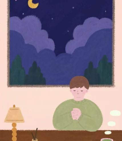 포트폴리오-기도하는 남성