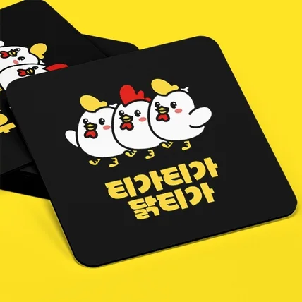 포트폴리오-'티가티가닭티가' 치킨 프랜차이즈 캐릭터 로고 디자인