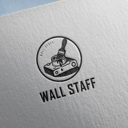 포트폴리오-월스태프 로고 디자인