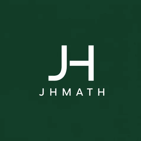 포트폴리오-' JH MATH ' 수학강사 로고디자인