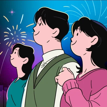 포트폴리오-스톡 일러스트_굿바이 2025