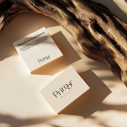 포트폴리오-네일샵 primor 로고 디자인 제작