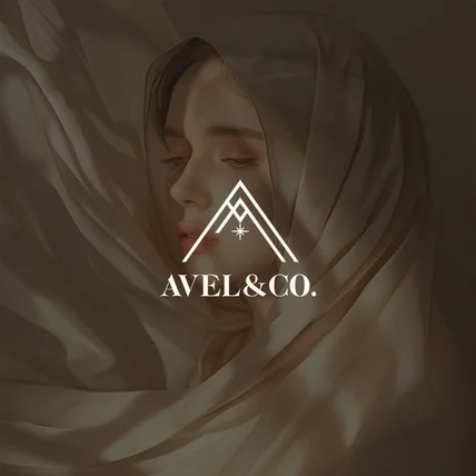 포트폴리오-[악세사리샵 로고] AVEL&CO l 로고 로고제작 감성로고 심볼로고 선로고 라인로고 BI