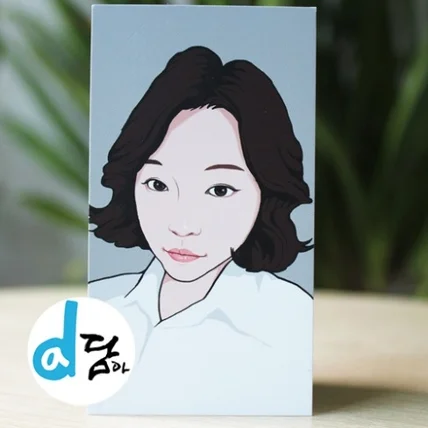 포트폴리오-셀럽헤어 표현 팝아트명함