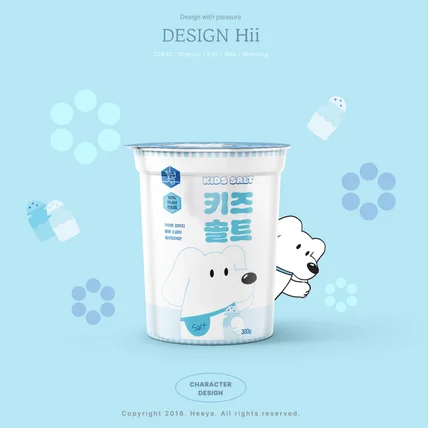 포트폴리오-귀여운 강아지 캐릭터를 이용한 패키지 디자인