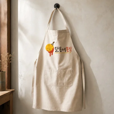 포트폴리오-달동네분식 분식집 로고 디자인