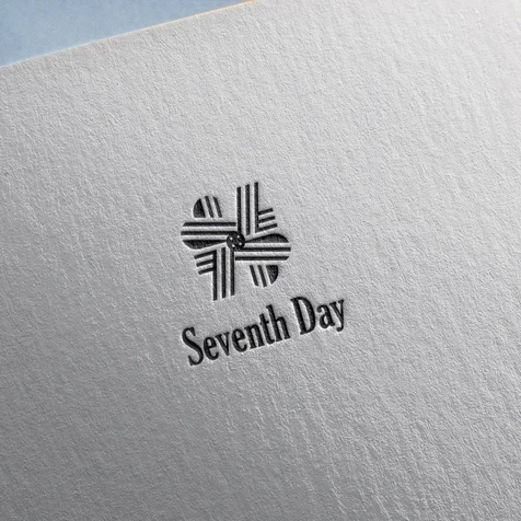 포트폴리오-seventh day 로고 디자인