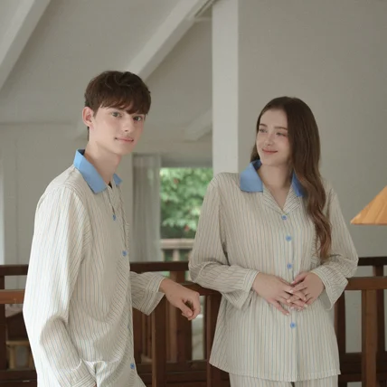 포트폴리오-[기획/촬영/모델/편집] 외국인 모델 홈웨어 커플 룩북 촬영