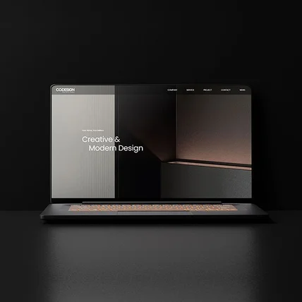 포트폴리오-고급스러운 인테리어 홈페이지