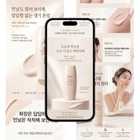 포트폴리오-AI 실사 모델 상세페이지 연출