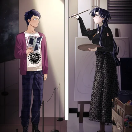 포트폴리오-2인 일러스트 작업물(커미션)