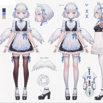 포트폴리오-버츄얼 캐릭터 및 게임 캐릭터 제작