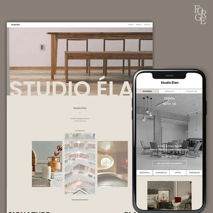 포트폴리오-Studio Élan | 인테리어 스튜디오 홈페이지