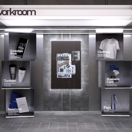 포트폴리오-[3D모션그래픽/제품] WORKROOM BRENDING