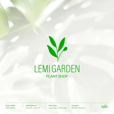 포트폴리오-LEMI GARDEN Branding
