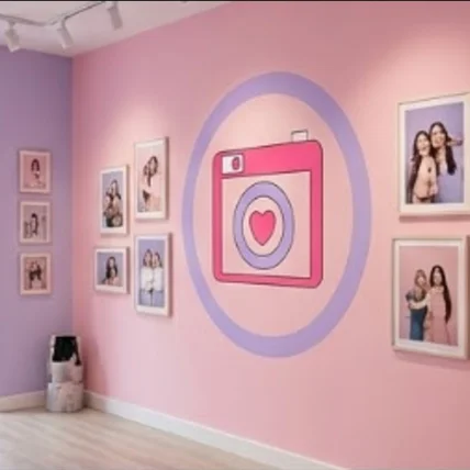 포트폴리오-감성 포토부스 로고 디자인 | 트렌디 심볼형 브랜드 로고 제작