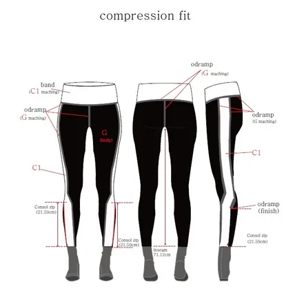 포트폴리오-컴프레션웨어 일러스트 작업 & 영어 코멘트 작업완료