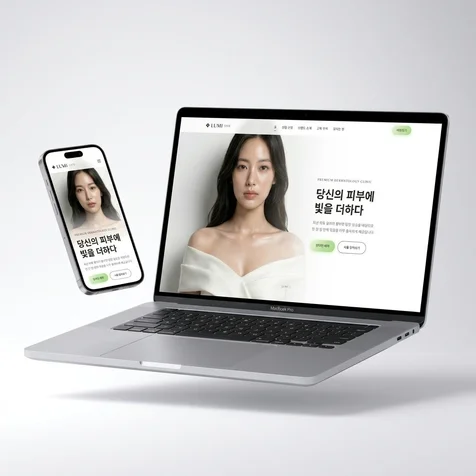 포트폴리오-기획/디자인부터 개발까지 프리미엄 반응형 웹사이트 제작