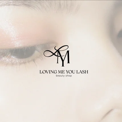 포트폴리오-속눈썹 뷰티샵 로고디자인 로고제작_lovingmeyoulash