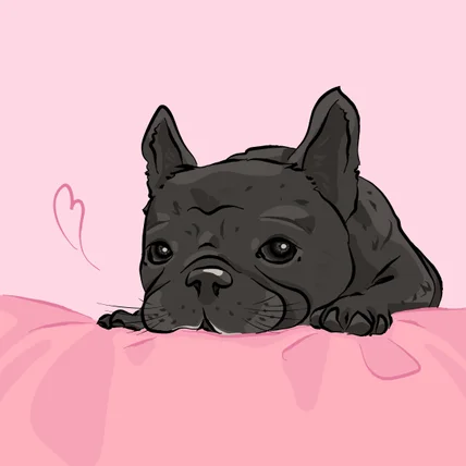 포트폴리오-퍼그 일러스트