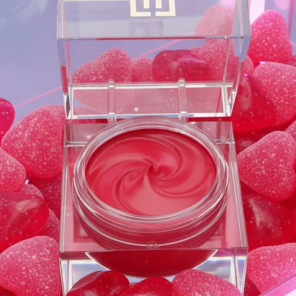 포트폴리오-AI 코스메틱 비주얼 패키지 | Candy Arcade Gloss Concept