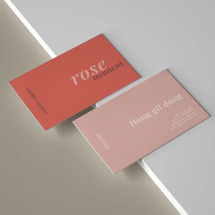 포트폴리오-패션 명함 디자인 제작