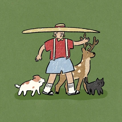 포트폴리오-색연필 일러스트 3