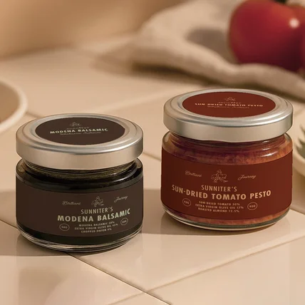 포트폴리오-[패키지디자인]써니테르 페스토 라벨 디자인