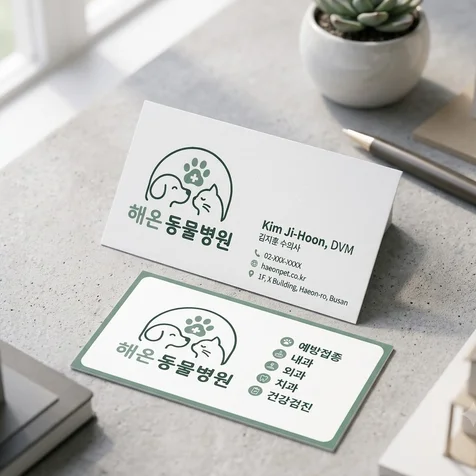 포트폴리오-동물병원 병원로고 로고제작 로고디자인