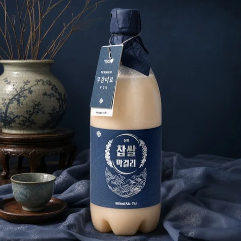 포트폴리오-[AI제품사진/연출/보정] 전통주 AI 이미지 제작