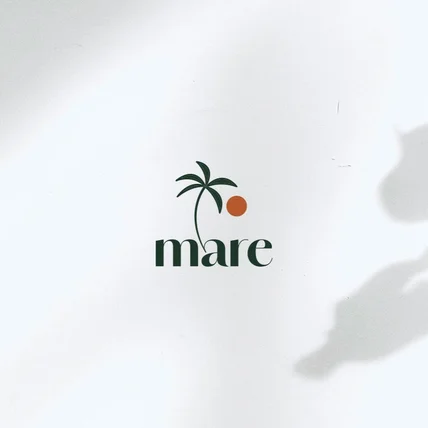 포트폴리오-카페 브랜드 마레mare 로고디자인