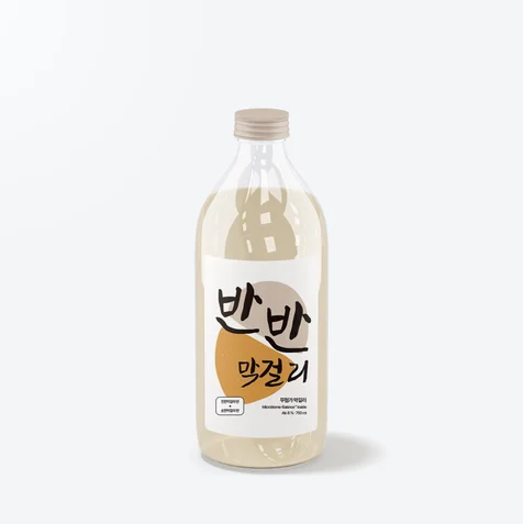 포트폴리오-막걸리 라벨 디자인