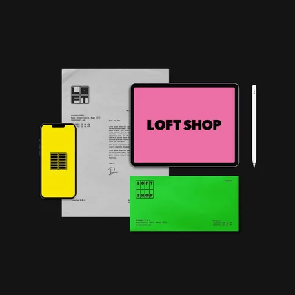 포트폴리오-로프트샵 브랜드 디자인