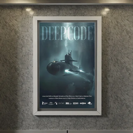 포트폴리오-한 장의 포스터로 전하는 심해 서사, 영화 포스터 디자인의 새로운 해석