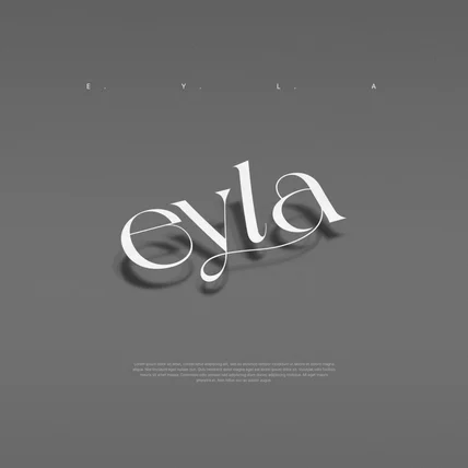 포트폴리오-라이프 브랜드 로고 - 감성 텍스트 로고디자인